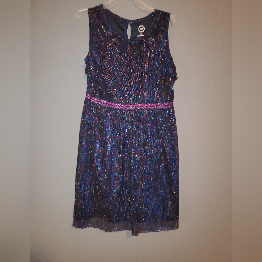 3 for $10 Wonder Nation Dress Formal Navy Blue Sparkles 10/12